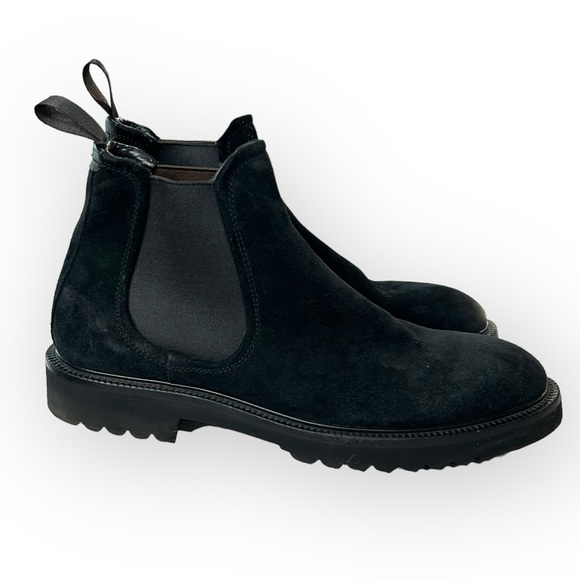 Good Man Brand Black Suede Ankle Boot - Picture 2 of 11